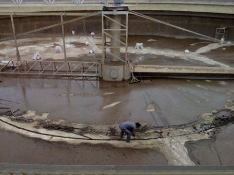 西安市某汙水處理廠汙水池防水蜜桃视频无码区在线观看亚洲精品蜜桃视频案例